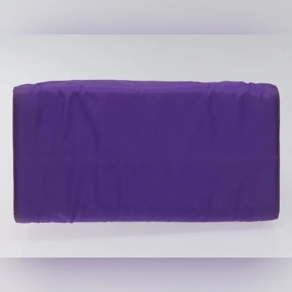 RARE PRADA Purple & Gold Nylon Vintage Handbag / Purse  (EUC) - Picture 6 of 16